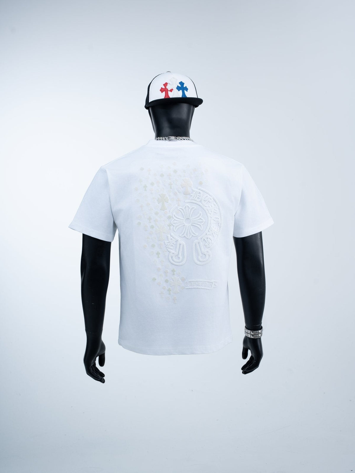 Chrome Hearts Cross Star Graphic Short-Sleeve T-Shirt — back